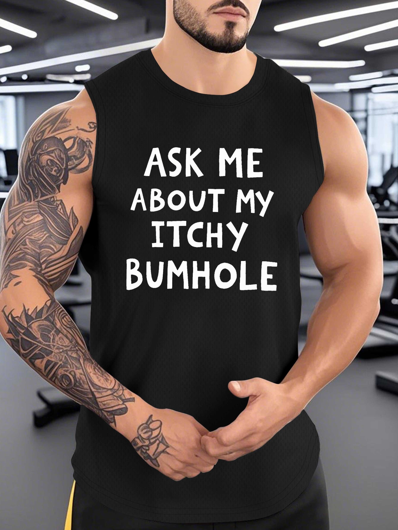 Summer Clothing Design - Men's Itchy Bottom Blouse - Fun