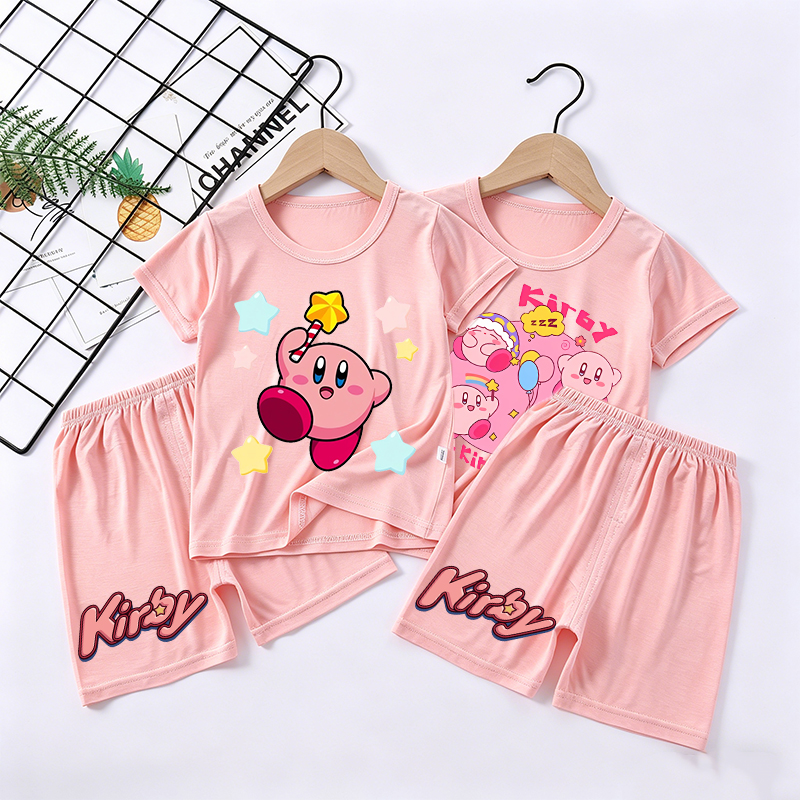 Summer Clothing Baby - New Kirbys Girl Sleepwear Kawaii Cartoon
