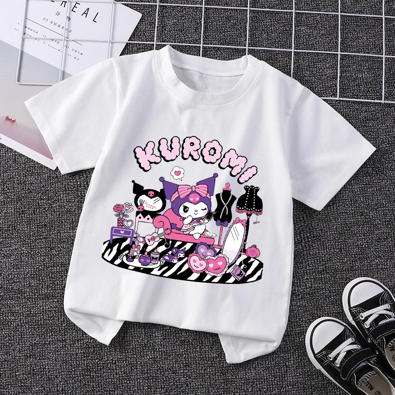 Summer Clothing Baby - Kuromi Girls Clothing Cute Girl Cotton