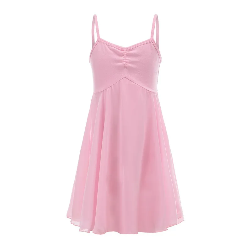 Summer Clothing Girl - Children Summer Pink Ballet Dress Toddler