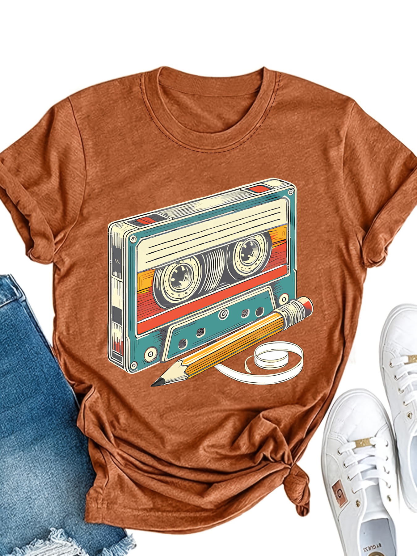 Summer Clothing Essentials Women - Plus size women's short sleeve T-shirt