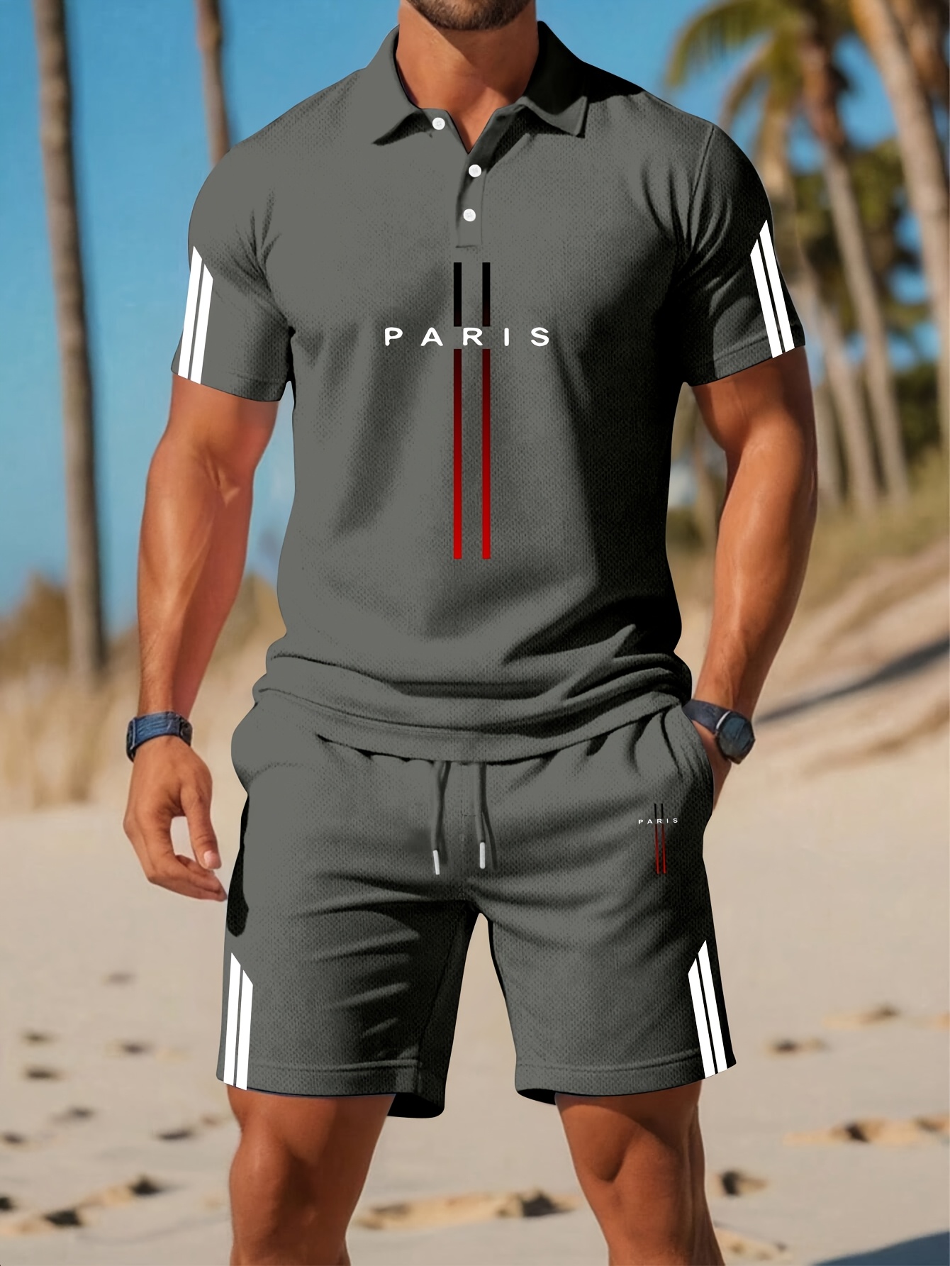 man 2 piece set Summer Paris s - Summer Clothing In Paris recension och pris