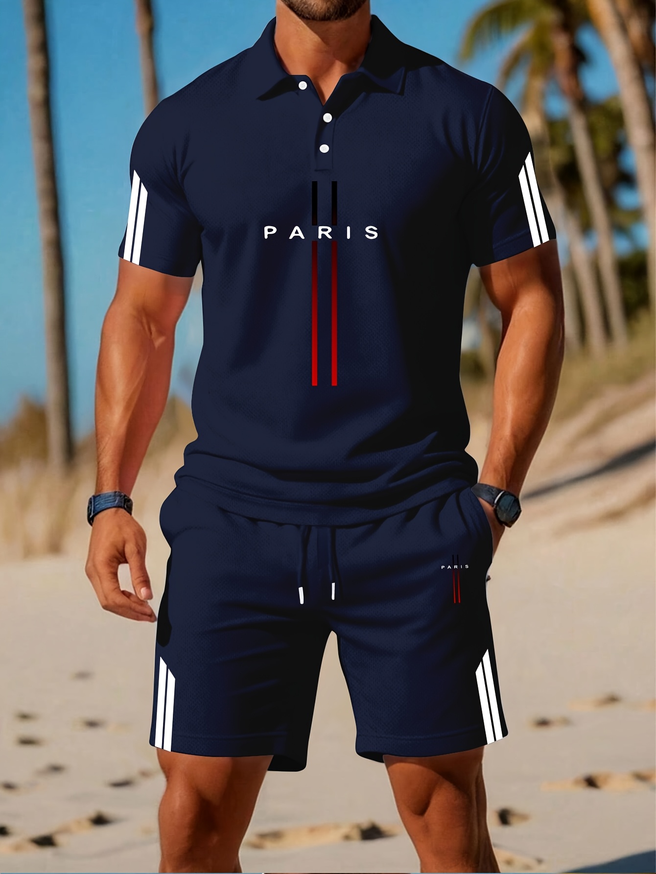 man 2 piece set Summer Paris s - Summer Clothing In Paris recension och pris