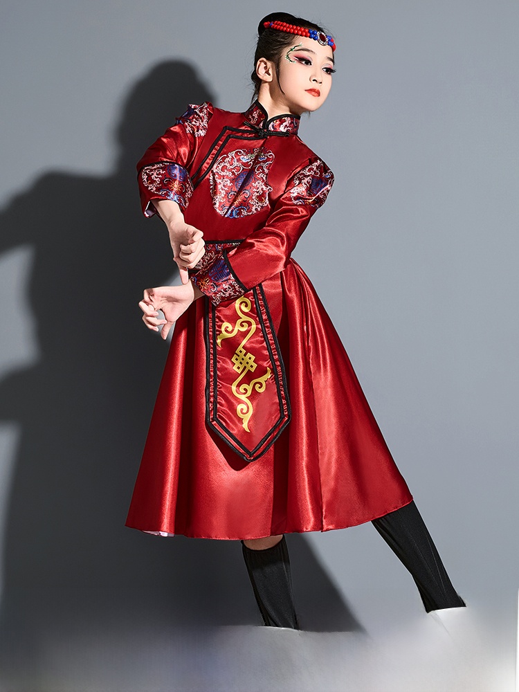 Mongolian Ethnic Children's Cl - Summer Clothing Girl recension och pris
