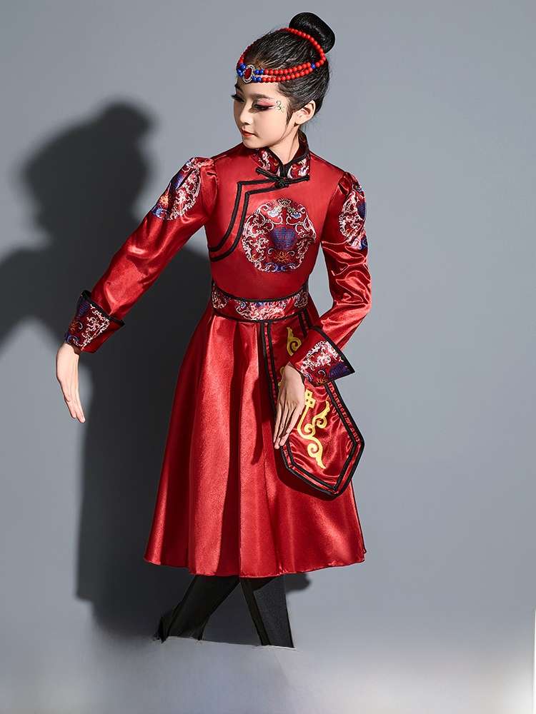 Mongolian Ethnic Children's Cl - Summer Clothing Girl recension och pris