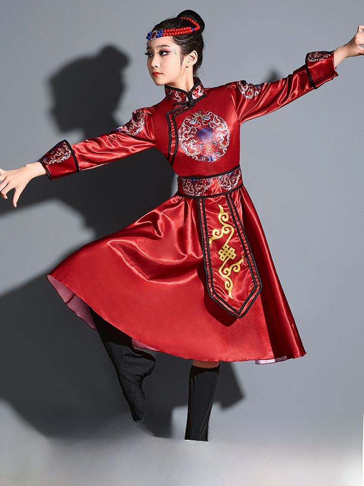 Mongolian Ethnic Children's Cl - Summer Clothing Girl recension och pris