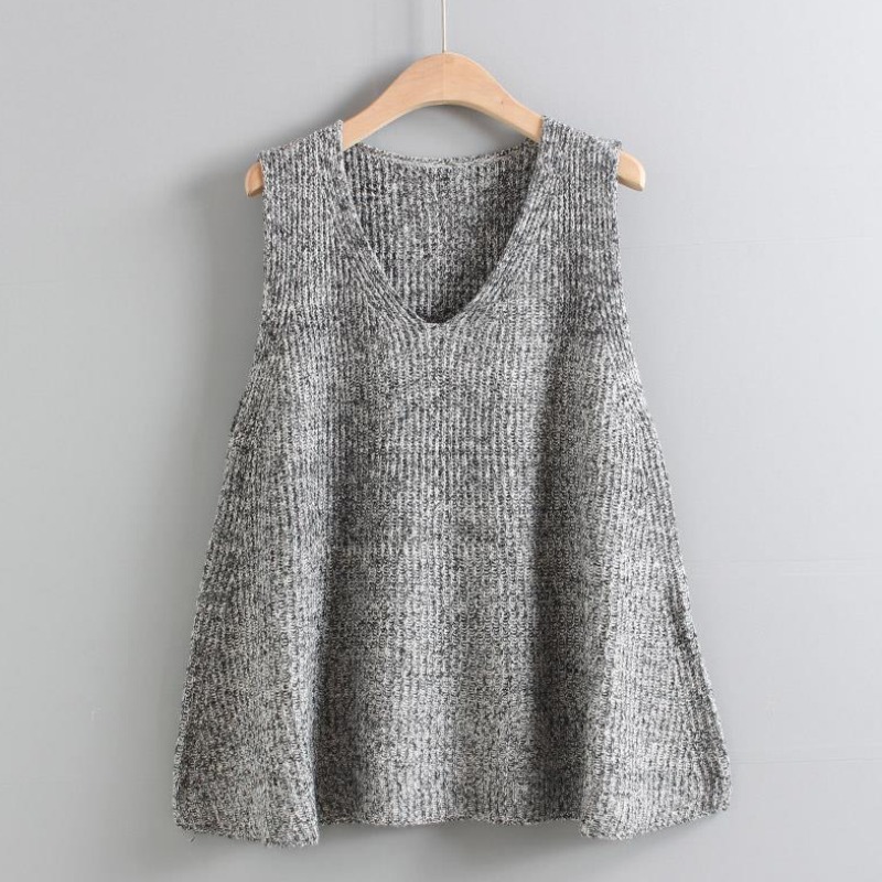 Loose Sweater Vest for Women F - Summer Clothing Young Women recension och pris