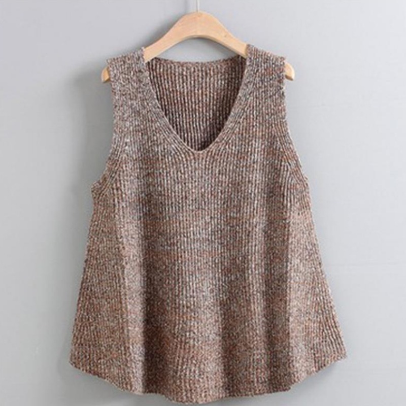 Loose Sweater Vest for Women F - Summer Clothing Young Women recension och pris
