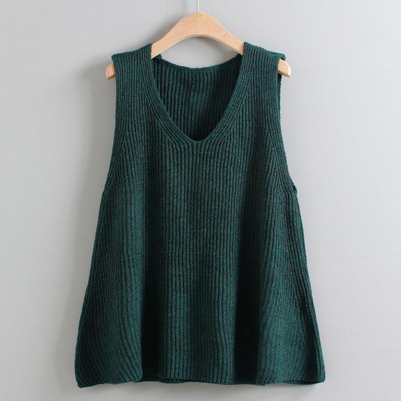 Loose Sweater Vest for Women F - Summer Clothing Young Women recension och pris