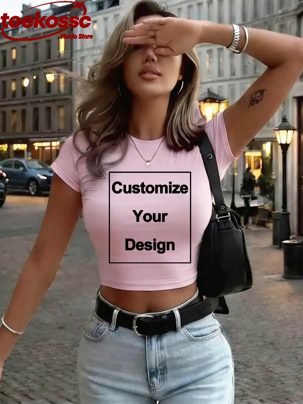 Custom Womens Cotton Crop Tops - Summer Clothing Bundle recension och pris