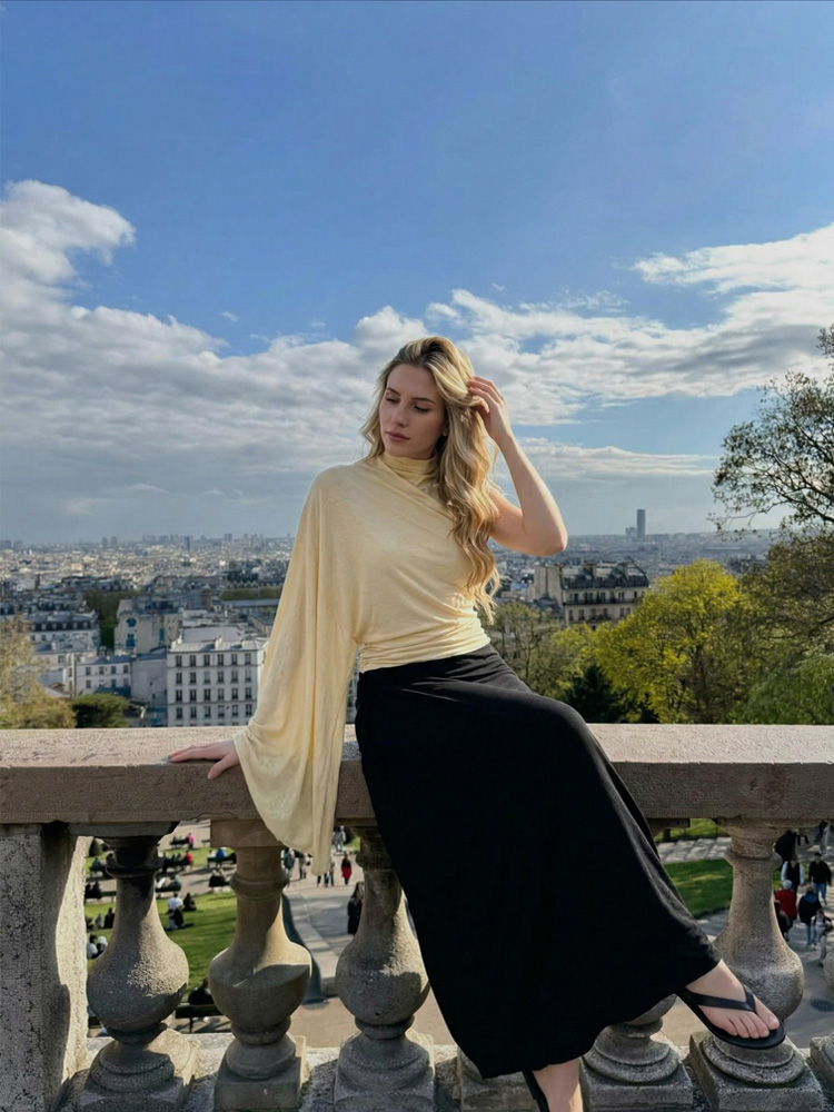 HH Women Elegant Yellow Asymme - Yellow Summer Clothing recension och pris