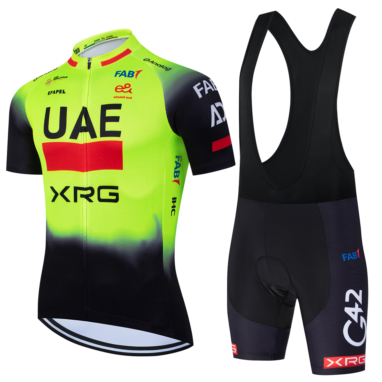 Fluorescent Yellow UAE Cycling - Yellow Summer Clothing recension och pris