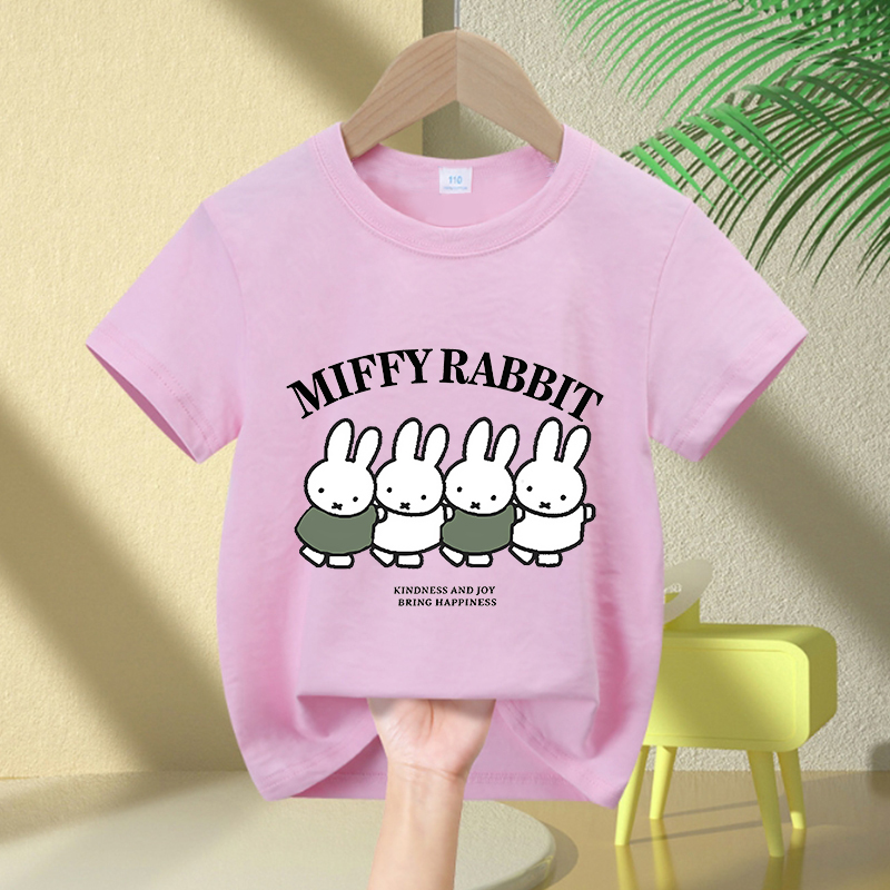 Cartoon Miffy Bunny T-Shirt Gi - Summer Clothing Baby recension och pris