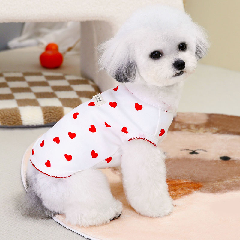 Yellow Red Dog Clothes Short S - Yellow Summer Clothing recension och pris