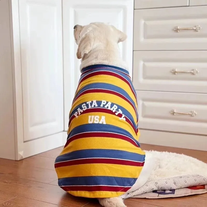 Summer Large Dog T-Shirts Yell - Yellow Summer Clothing recension och pris