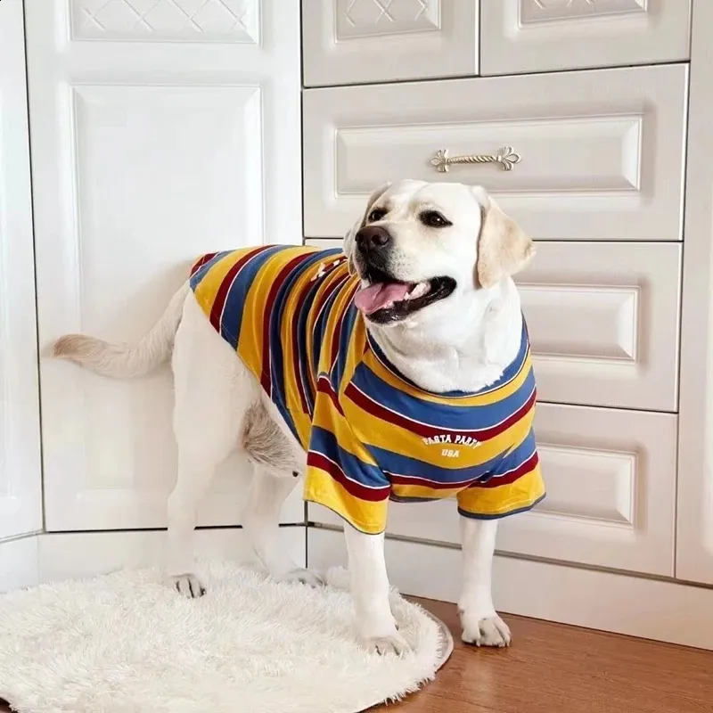 Summer Large Dog T-Shirts Yell - Yellow Summer Clothing recension och pris