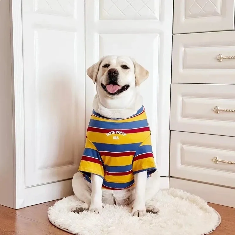 Summer Large Dog T-Shirts Yell - Yellow Summer Clothing recension och pris
