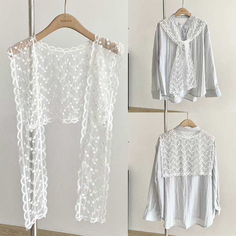HOT! Lace Crochet Hollow Fake  - Summer Clothing Bundle recension och pris
