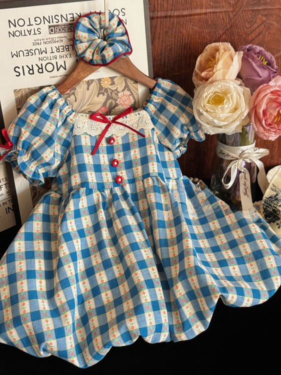 Girls Summer Plaid Dress Baby  - Summer Clothing Baby recension och pris