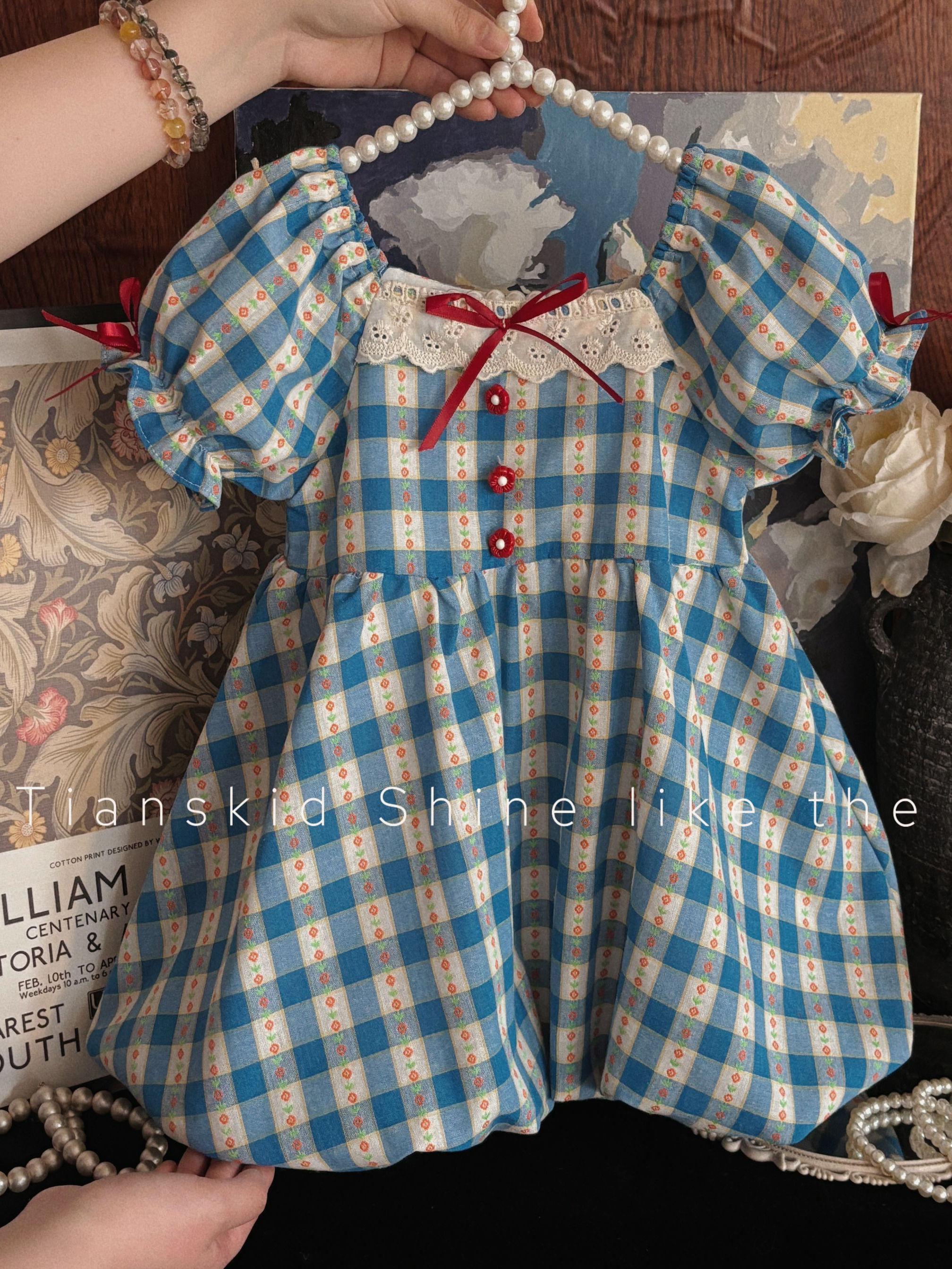 Girls Summer Plaid Dress Baby  - Summer Clothing Baby recension och pris