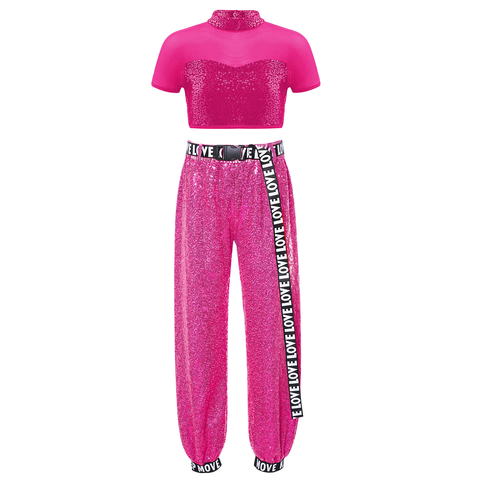 Children Shiny Sequins Dance C - Summer Clothing Girl recension och pris