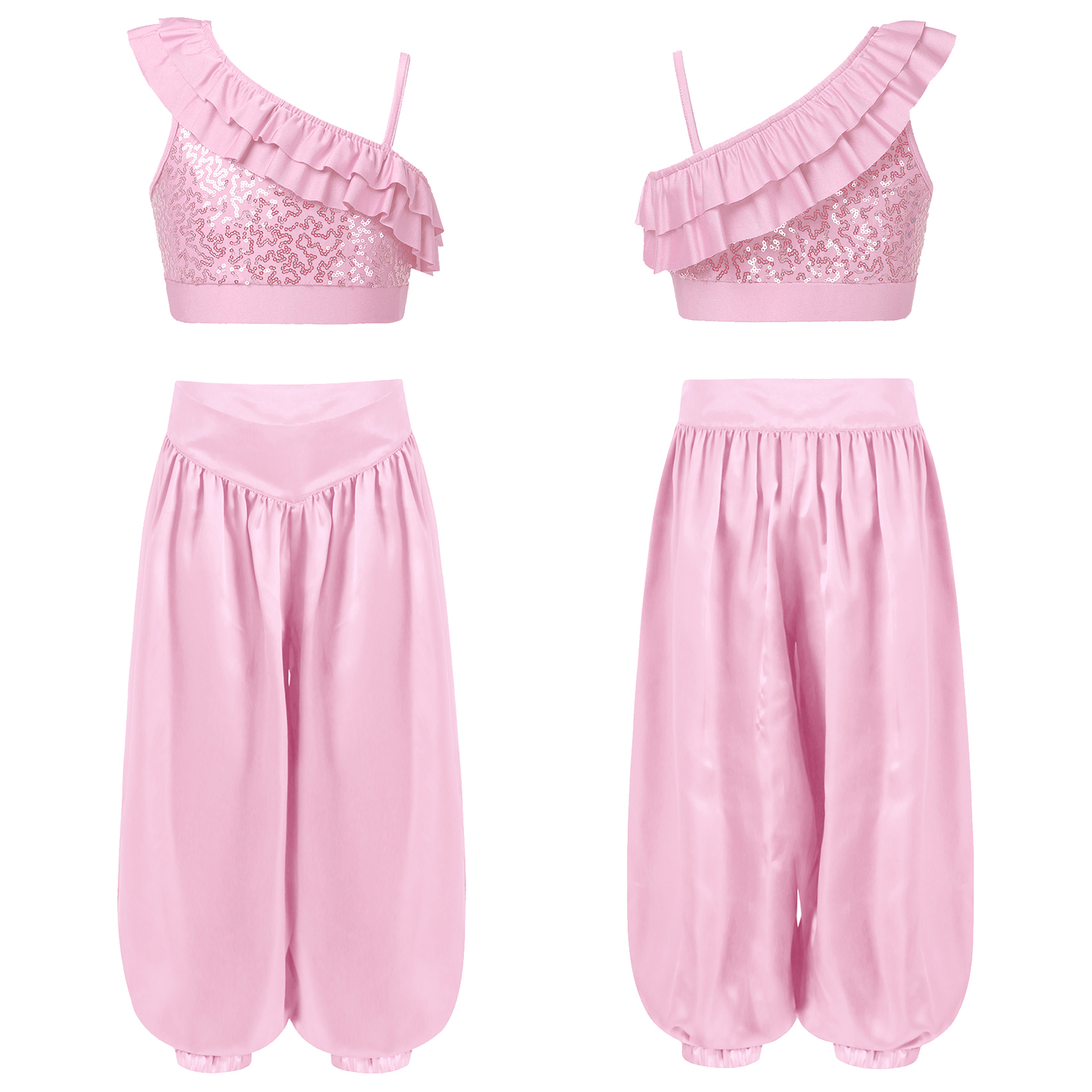 Children Shiny Sequins Dance C - Summer Clothing Girl recension och pris