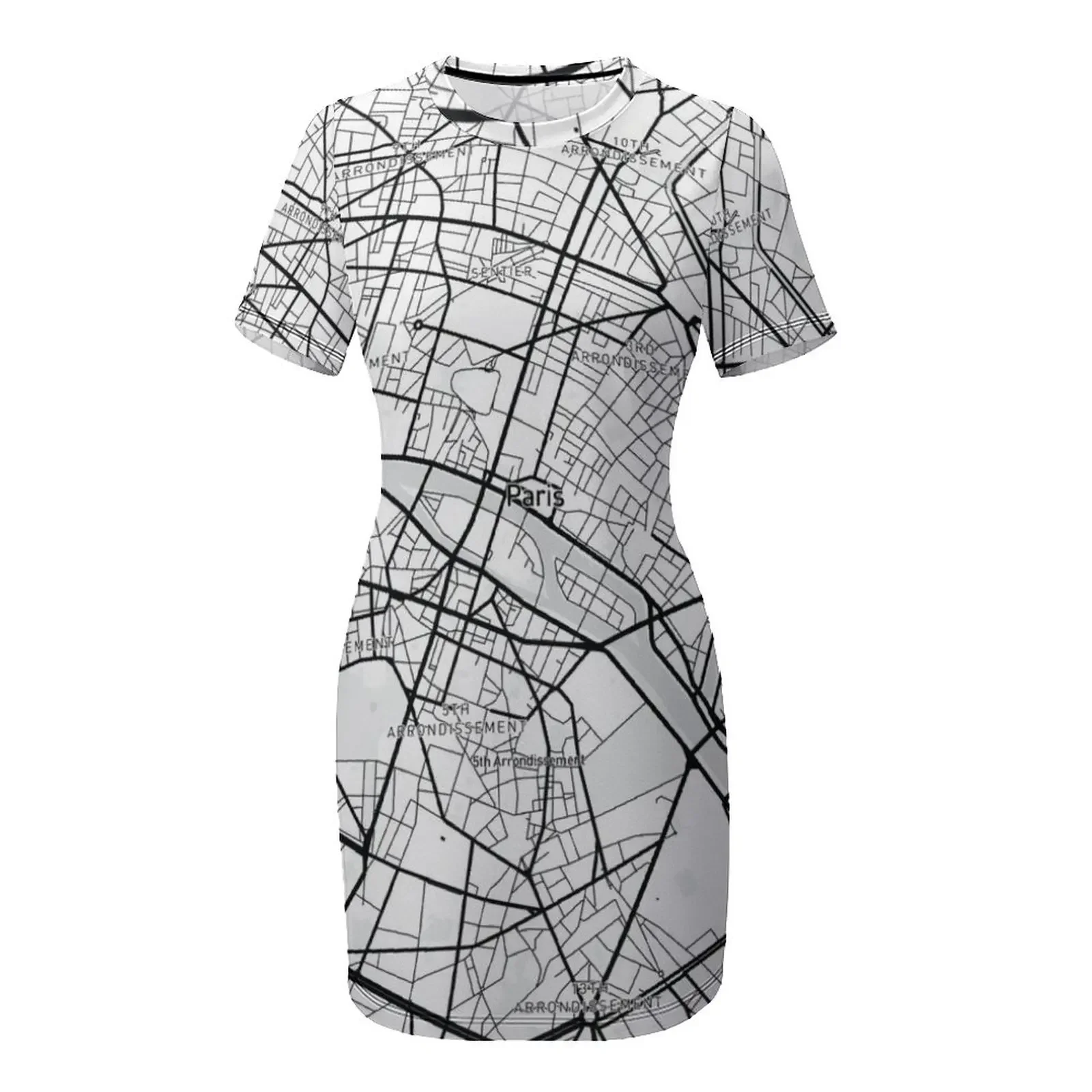 Paris, France Map (Theme 1) Sh - Summer Clothing In Paris recension och pris