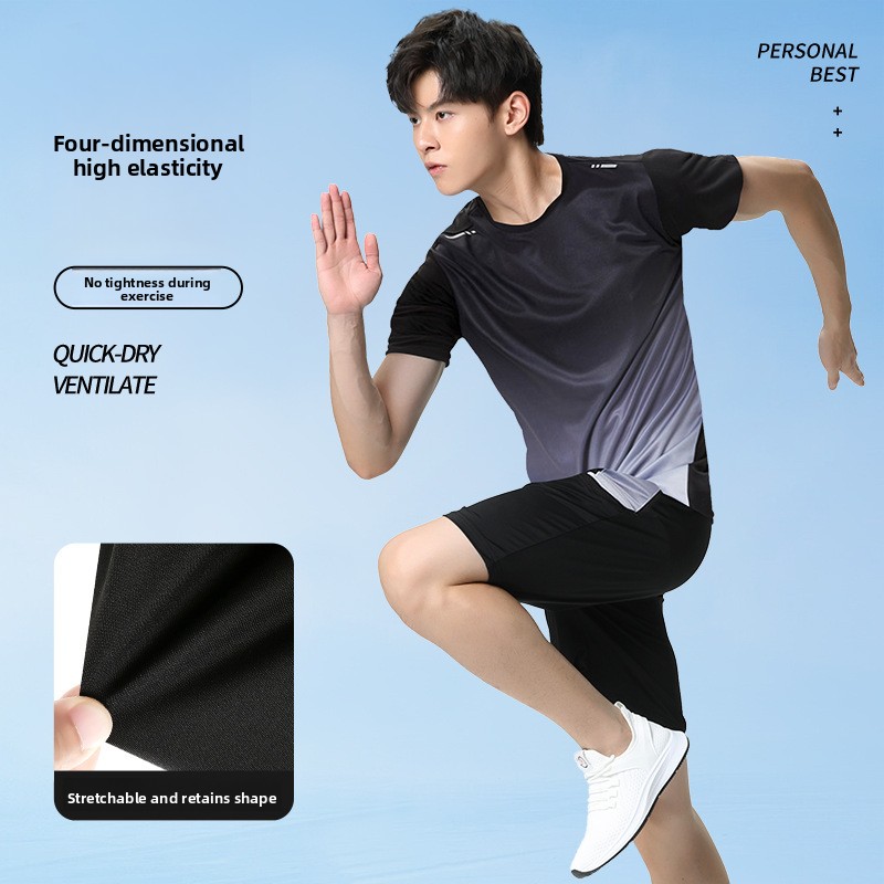 Men's Fitness Clothing Set Qui - Summer Clothing Sets recension och pris