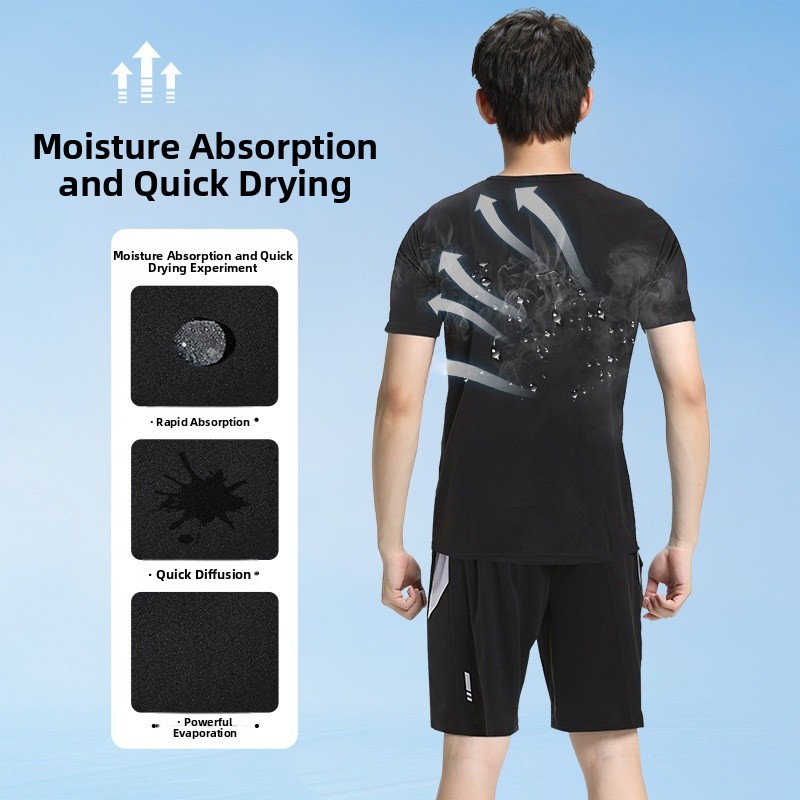 Men's Fitness Clothing Set Qui - Summer Clothing Sets recension och pris