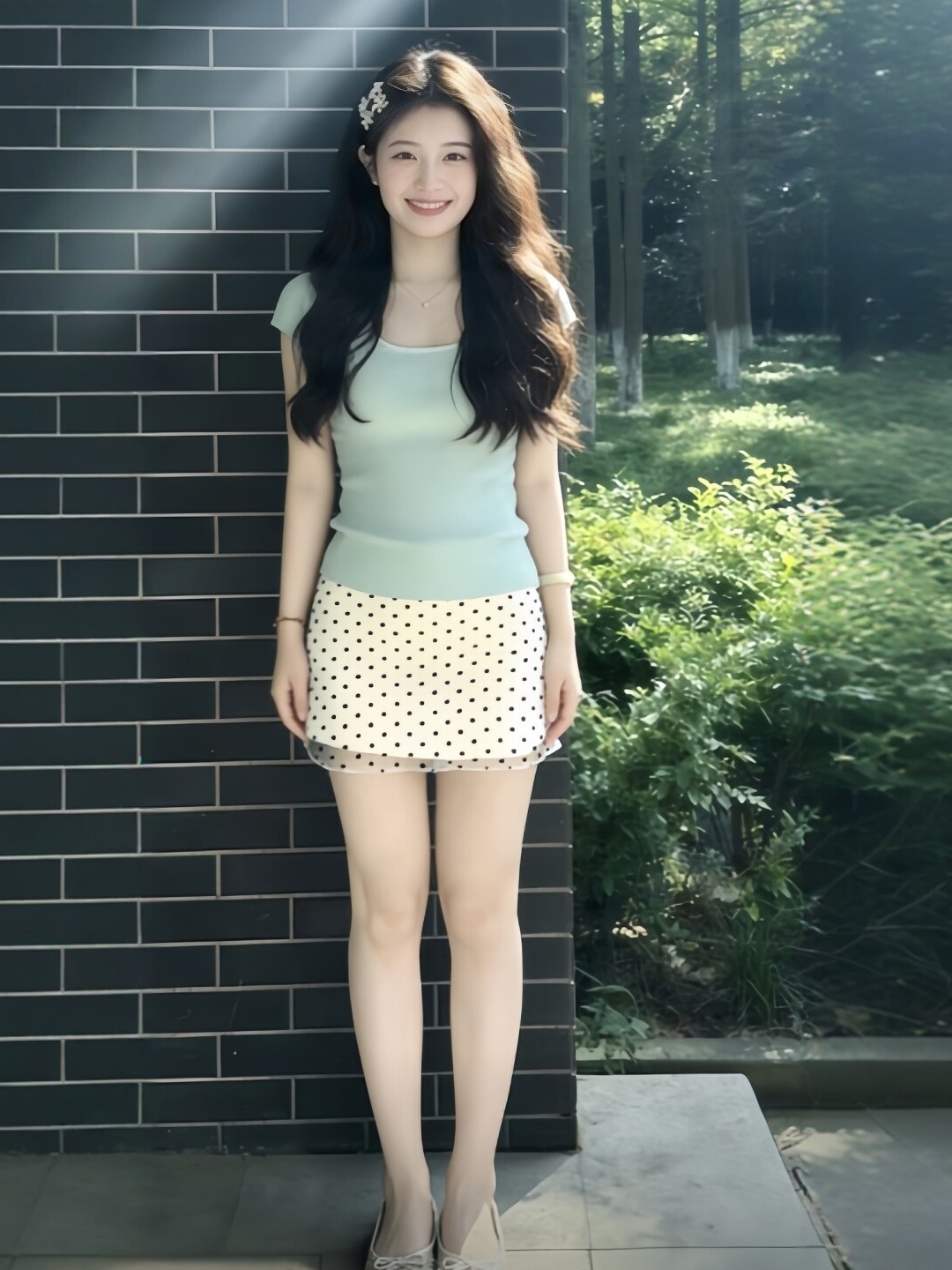Summer Polka Dot Halter Neck S - Summer Clothing Young Women recension och pris