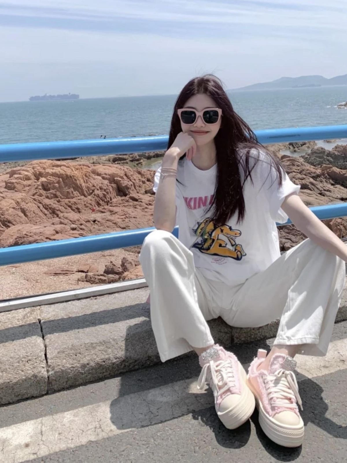 Fashionable Tea-colored Loose  - Summer Clothing Young Women recension och pris