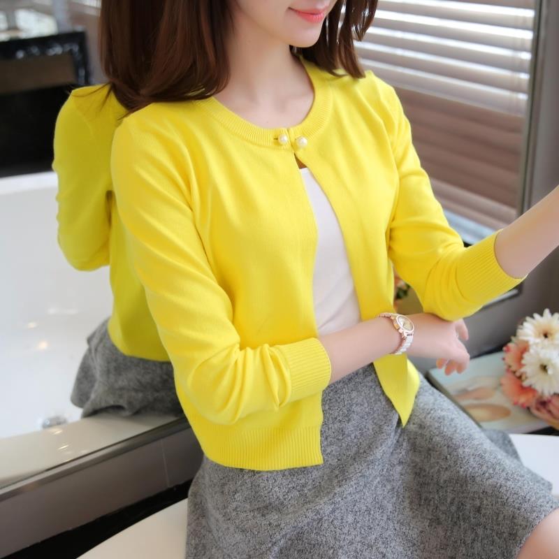 Spring sweater cardigan dress  - Yellow Summer Clothing recension och pris