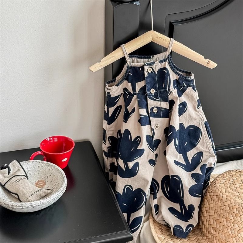 Checkered jumpsuit printing Co - Summer Clothing Baby recension och pris