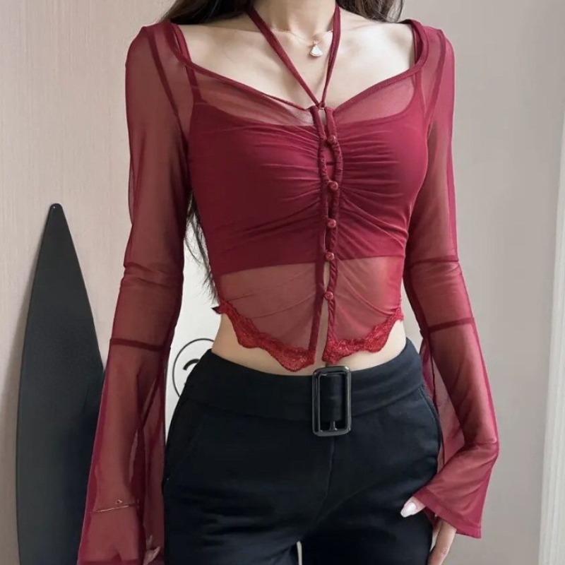 Sheer T-shirts for Women Hot G - Summer Clothing Young Women recension och pris