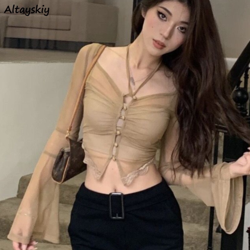 Sheer T-shirts for Women Hot G - Summer Clothing Young Women recension och pris