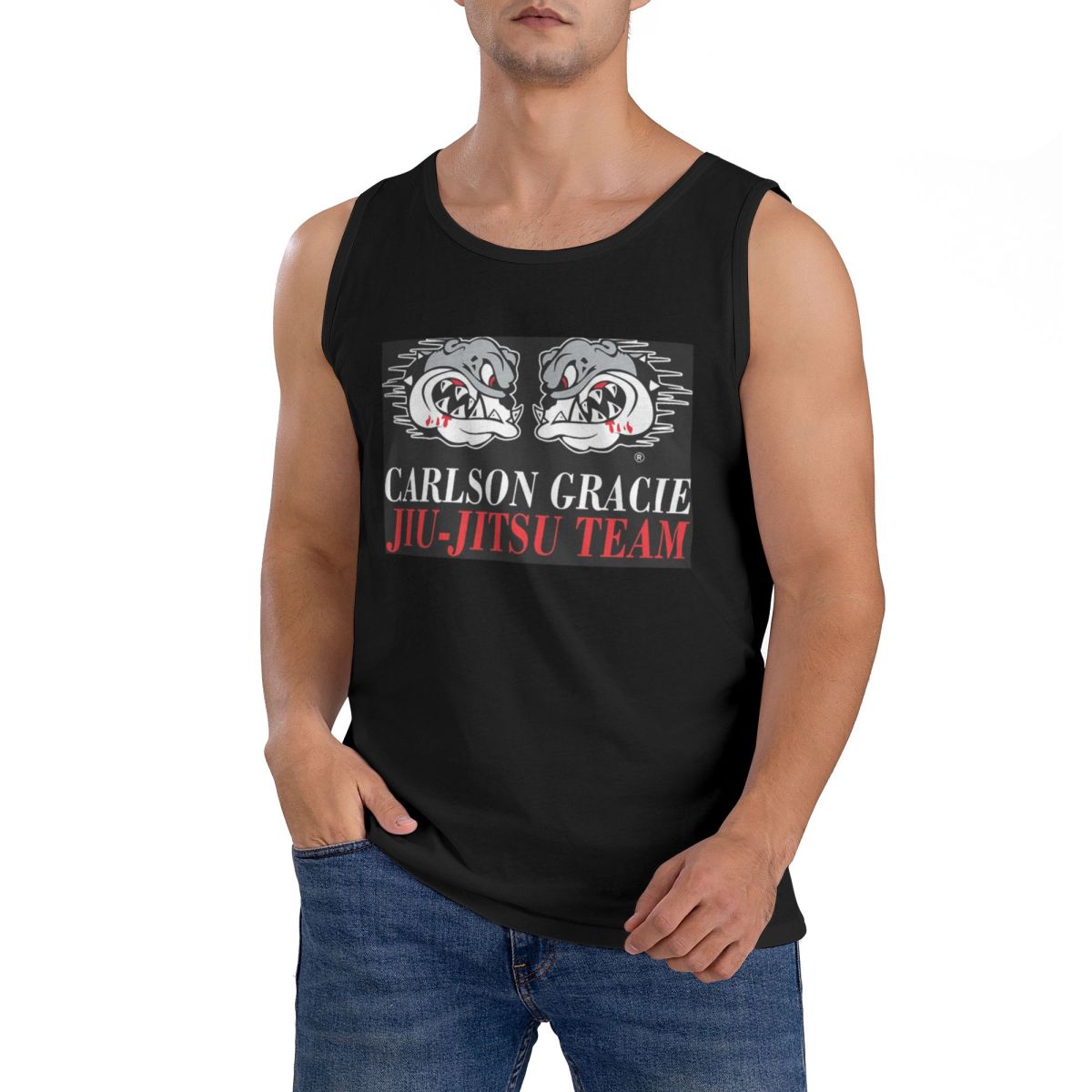 100% Cotton Carlson Gracie Jiu - Summer Clothing Logo recension och pris