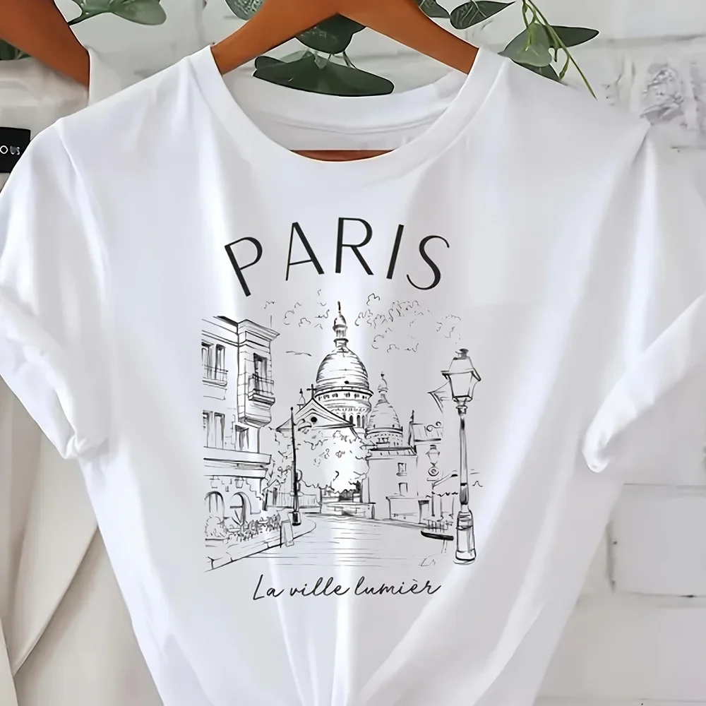 Vintage Elegant O-neck Short S - Summer Clothing In Paris recension och pris
