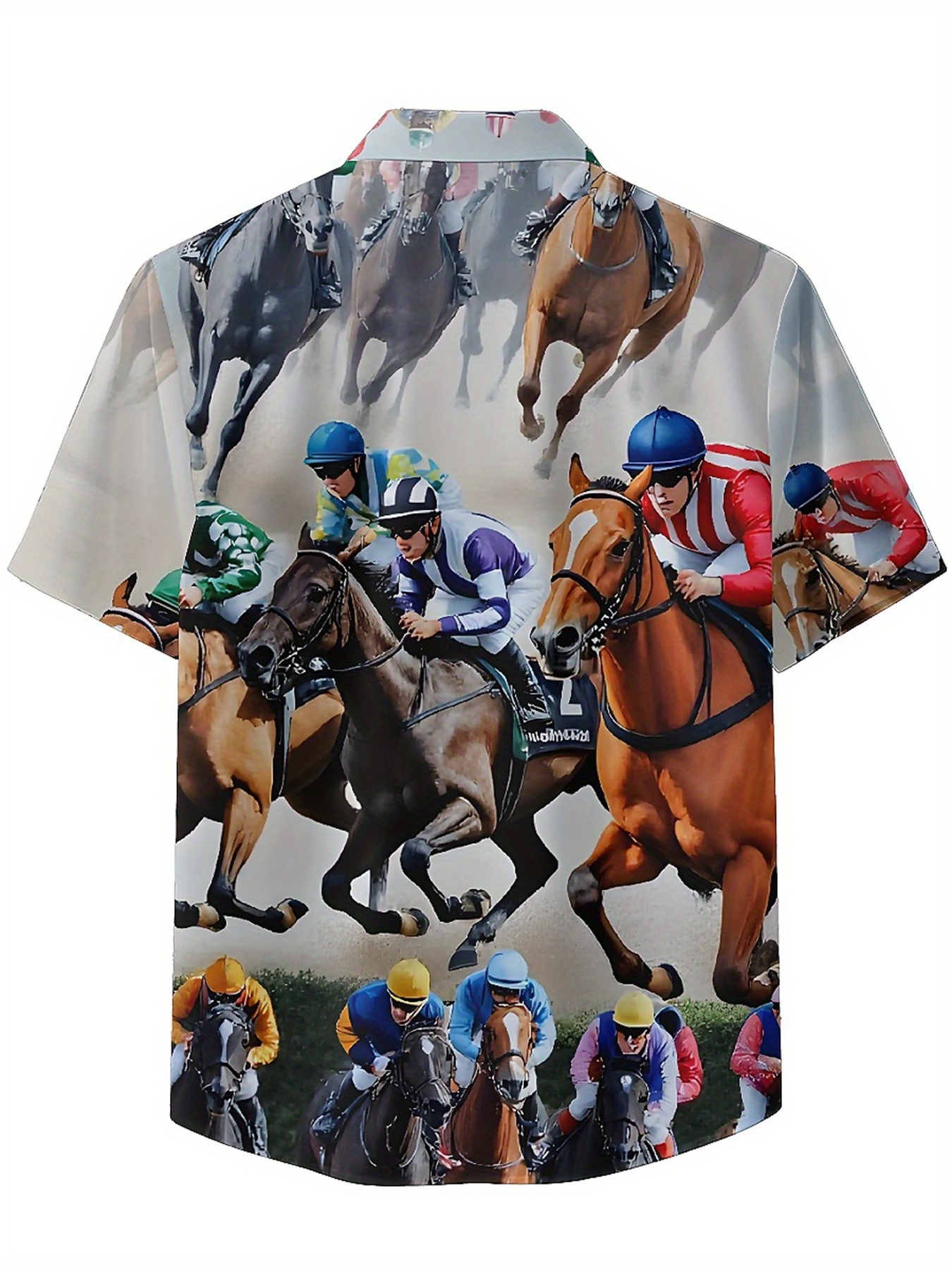 Men's Plus Size Hawaiian Shirt - Summer Equestrian Clothing recension och pris