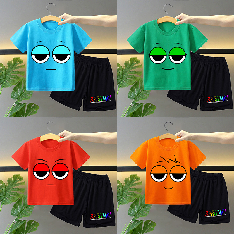 Sprunki 2pcs T-shirt and Short - Summer Clothing Girl recension och pris