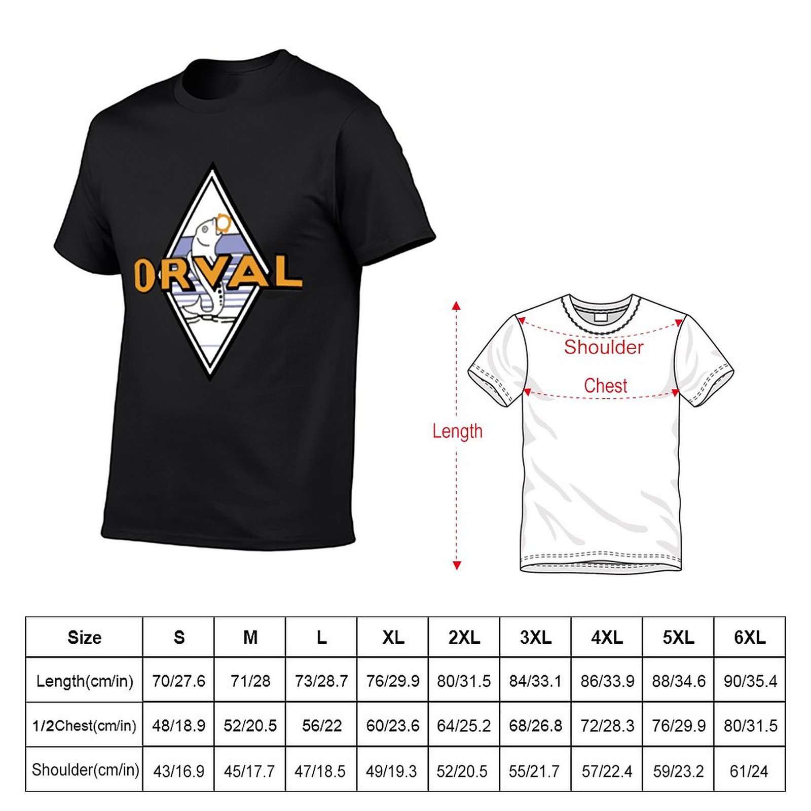 New Orval logo T-Shirt tees he - Summer Clothing Logo recension och pris