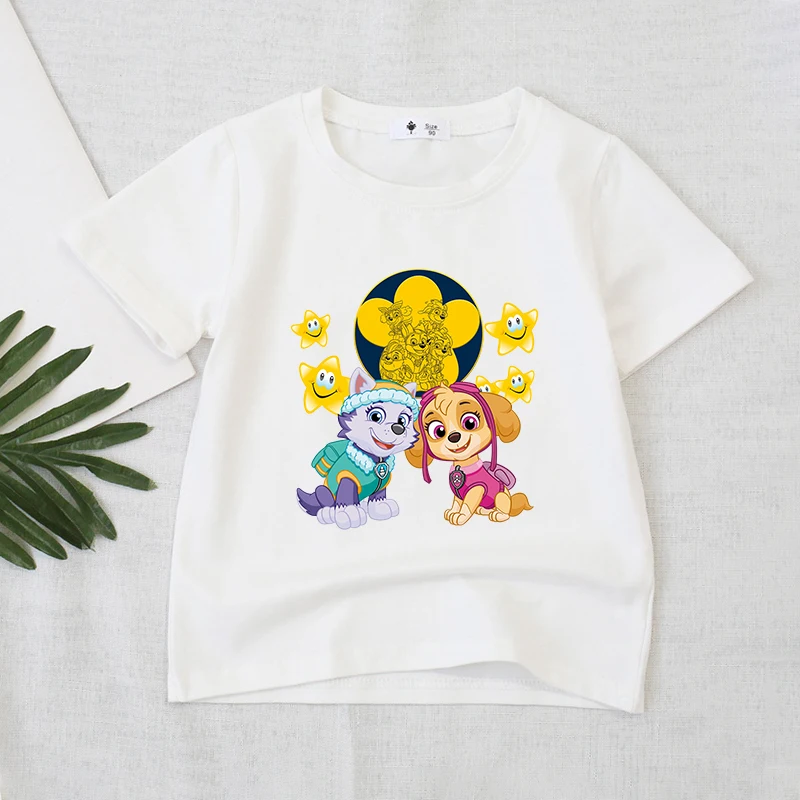 Paw Patrols Series T-Shirt Whi - Summer Everest Clothing recension och pris