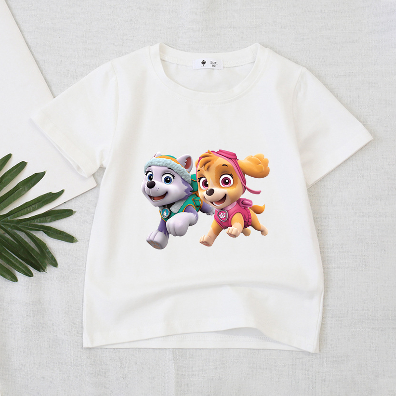 Paw Patrols Series T-Shirt Whi - Summer Everest Clothing recension och pris