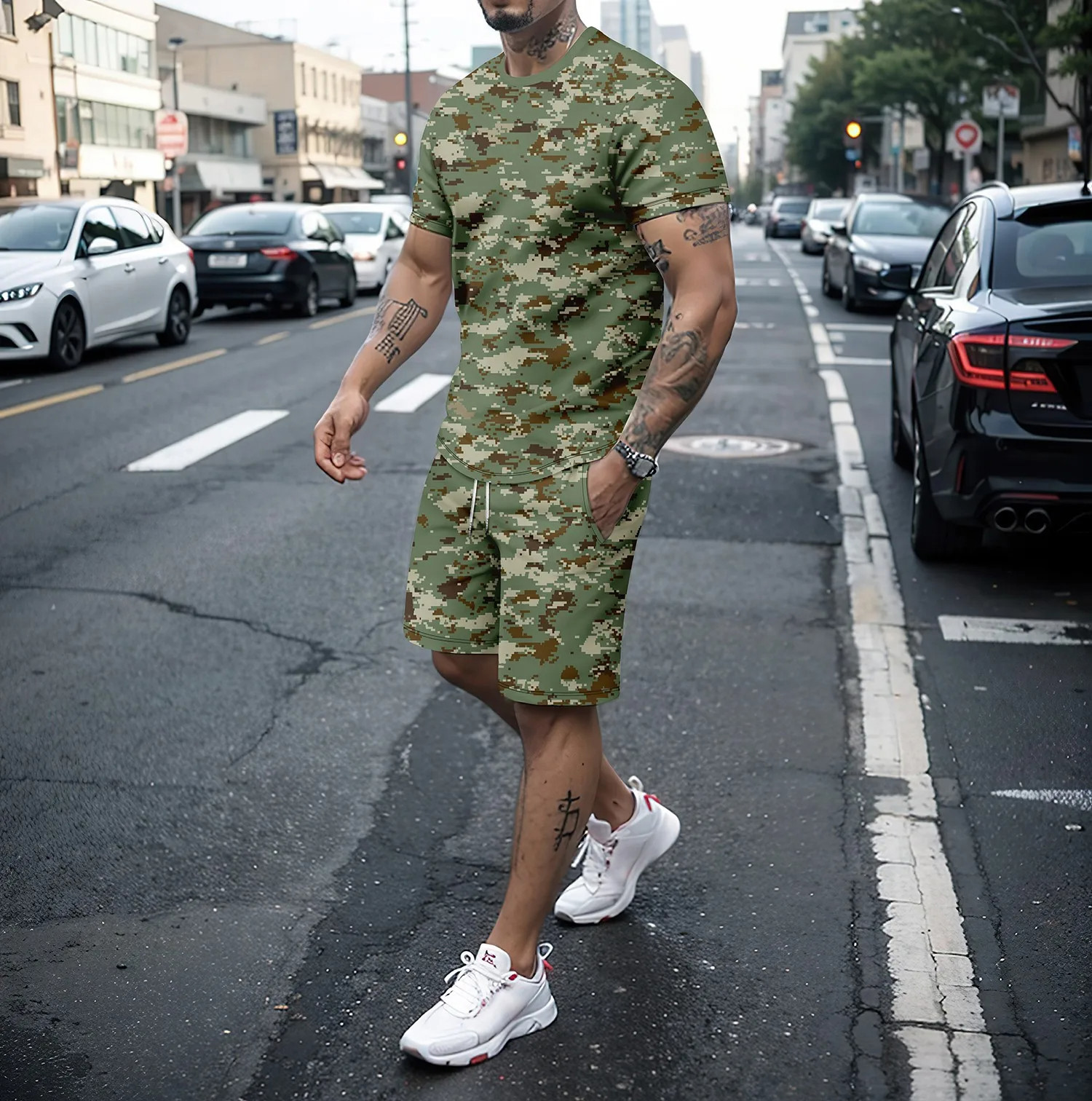 Camouflage Outdoor Tracksuits  - Summer Clothing For Women recension och pris