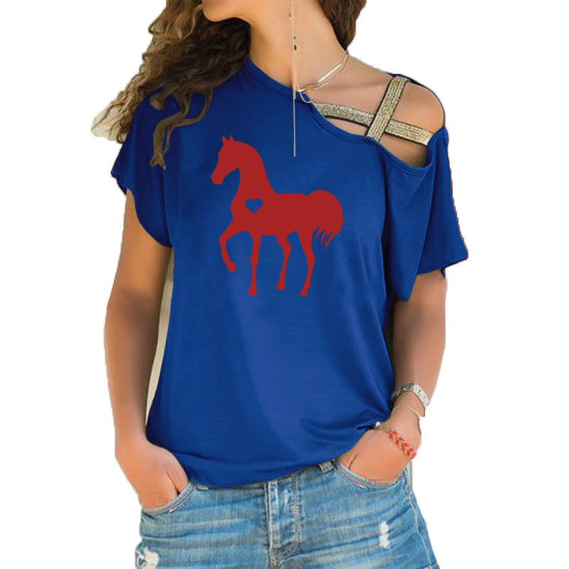 Summer New Heart horse tshirt  - Summer Equestrian Clothing recension och pris