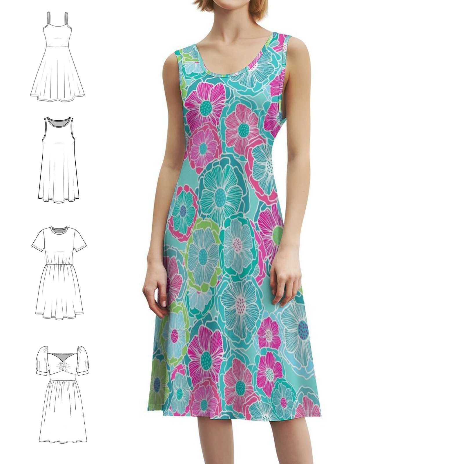 Fantasy Floral In Bold Tropica - Yellow Summer Clothing recension och pris