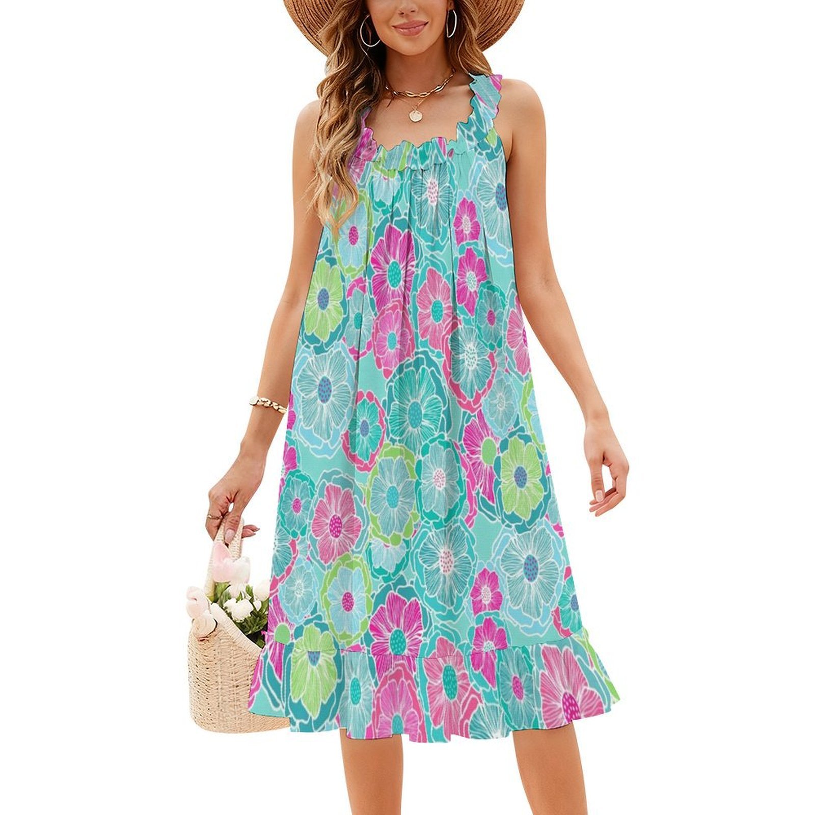 Fantasy Floral In Bold Tropica - Yellow Summer Clothing recension och pris