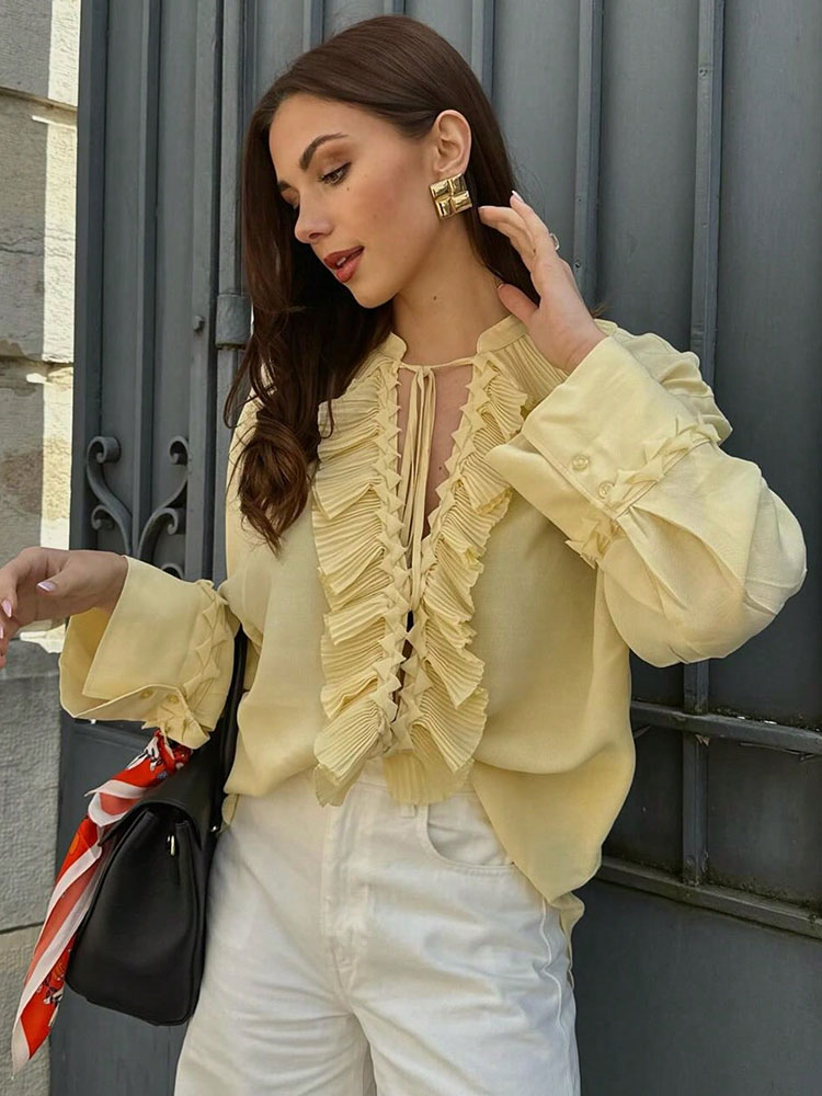 HH Women Yellow Long Sleeve Bl - Yellow Summer Clothing recension och pris