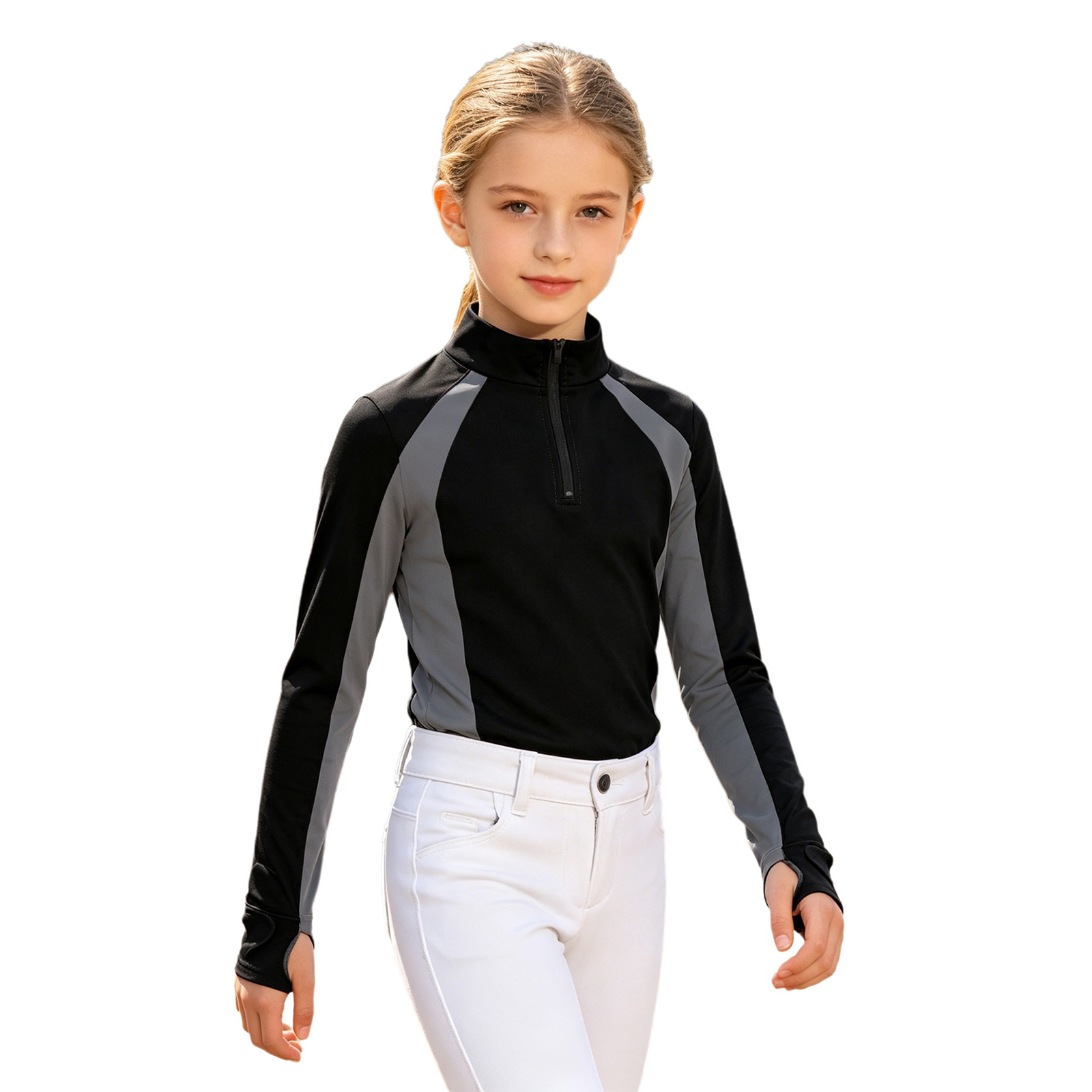 Kids Girls Equestrian Horse Ri - Summer Equestrian Clothing recension och pris