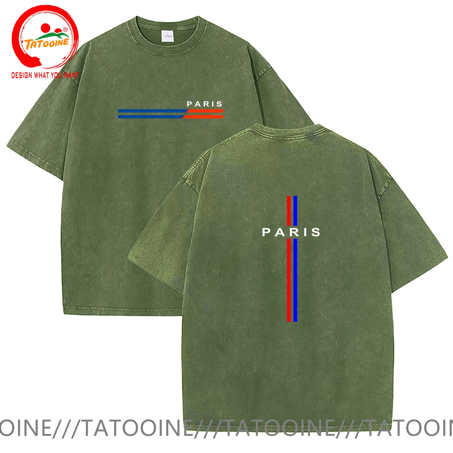 Vintage Washed Cotton T-Shirt  - Summer Clothing In Paris recension och pris