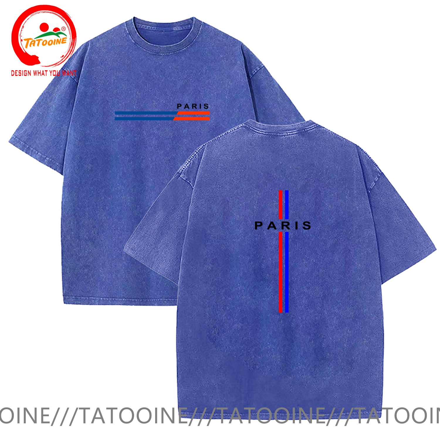 Vintage Washed Cotton T-Shirt  - Summer Clothing In Paris recension och pris